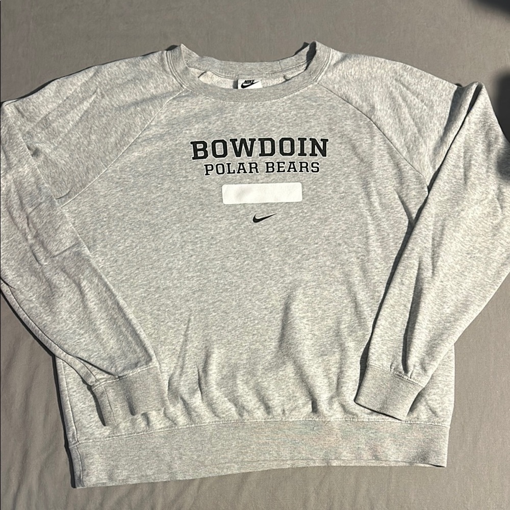 Nike Gray Bowdoin Polar Bears Men's Sweater